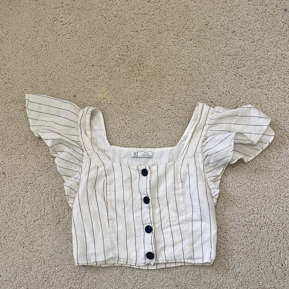 Zara Cropped Blouse
